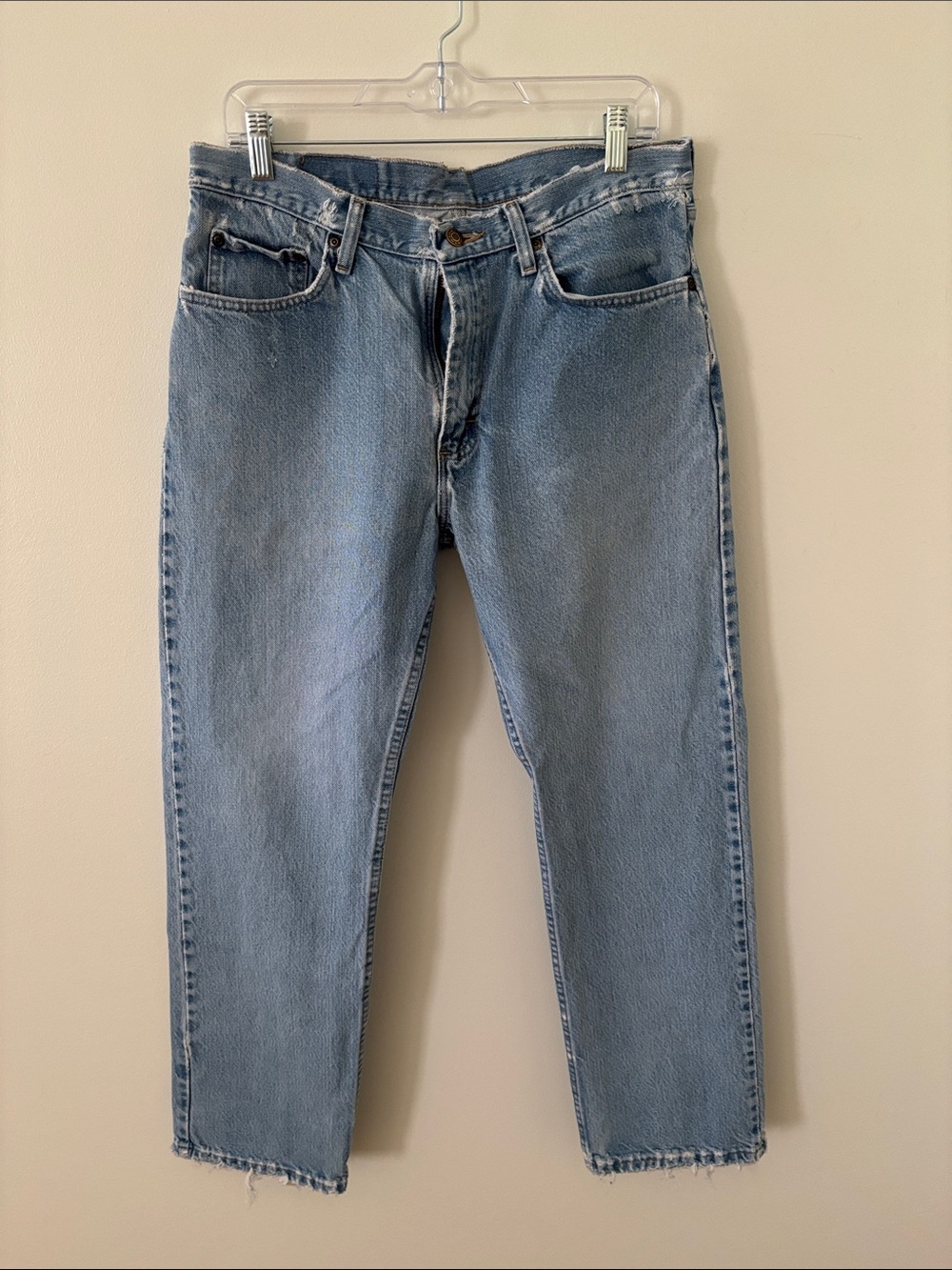 Wrangler Light Blue Relaxed Fit Men’s Jeans